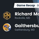Gaithersburg beats Richard Montgomery for their seventh straight win
