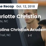 Football Game Recap: Metrolina Christian Academy vs. Charlotte C