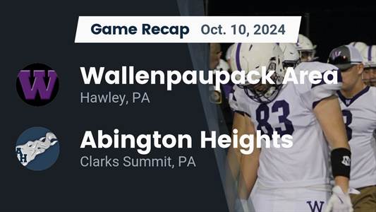 Football Recap: Wallenpaupack Area's Losing Streak Snapped at Four Games