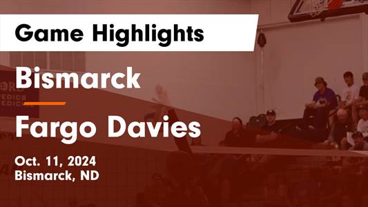 Volleyball Recap: Fargo Davies Falls Short Against Ranked Bismar