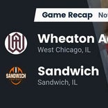 Football Game Recap: Sandwich Indians vs. Wheaton Academy Warriors