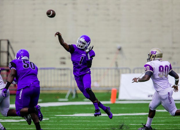 Tyler quarterback Bryson Smith leads the Lions into their playoff battle against Lufkin.