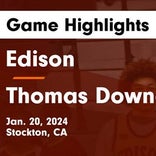 Edison piles up the points against Franklin