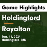 Holdingford snaps four-game streak of wins on the road
