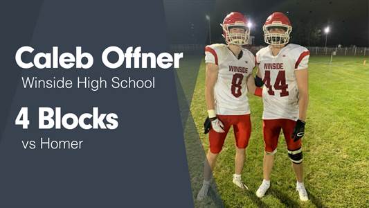 Caleb Offner Game Report: vs Ainsworth