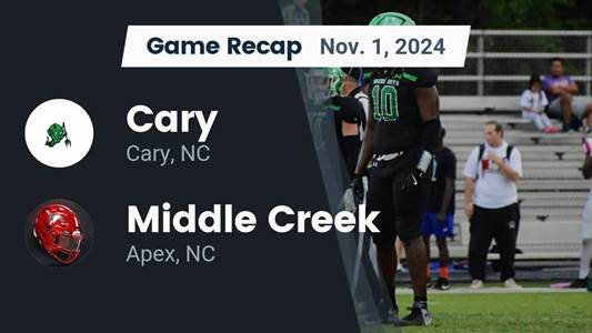 Football Recap: Middle Creek Falls Short of Rolesville in the Pl