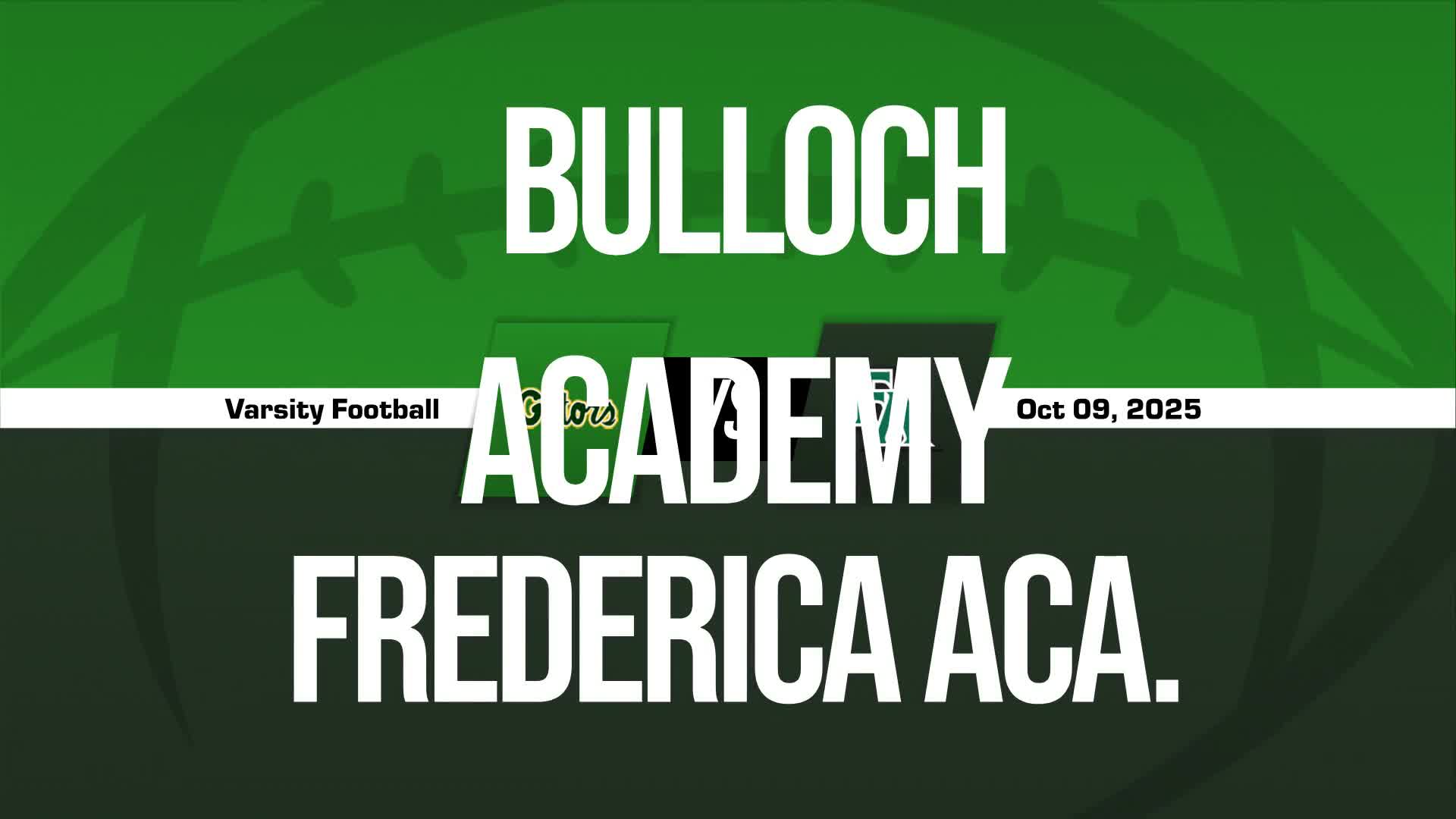 Football Recap: Frederica Academy Continues Home Dominance  on Friday + How To Watch