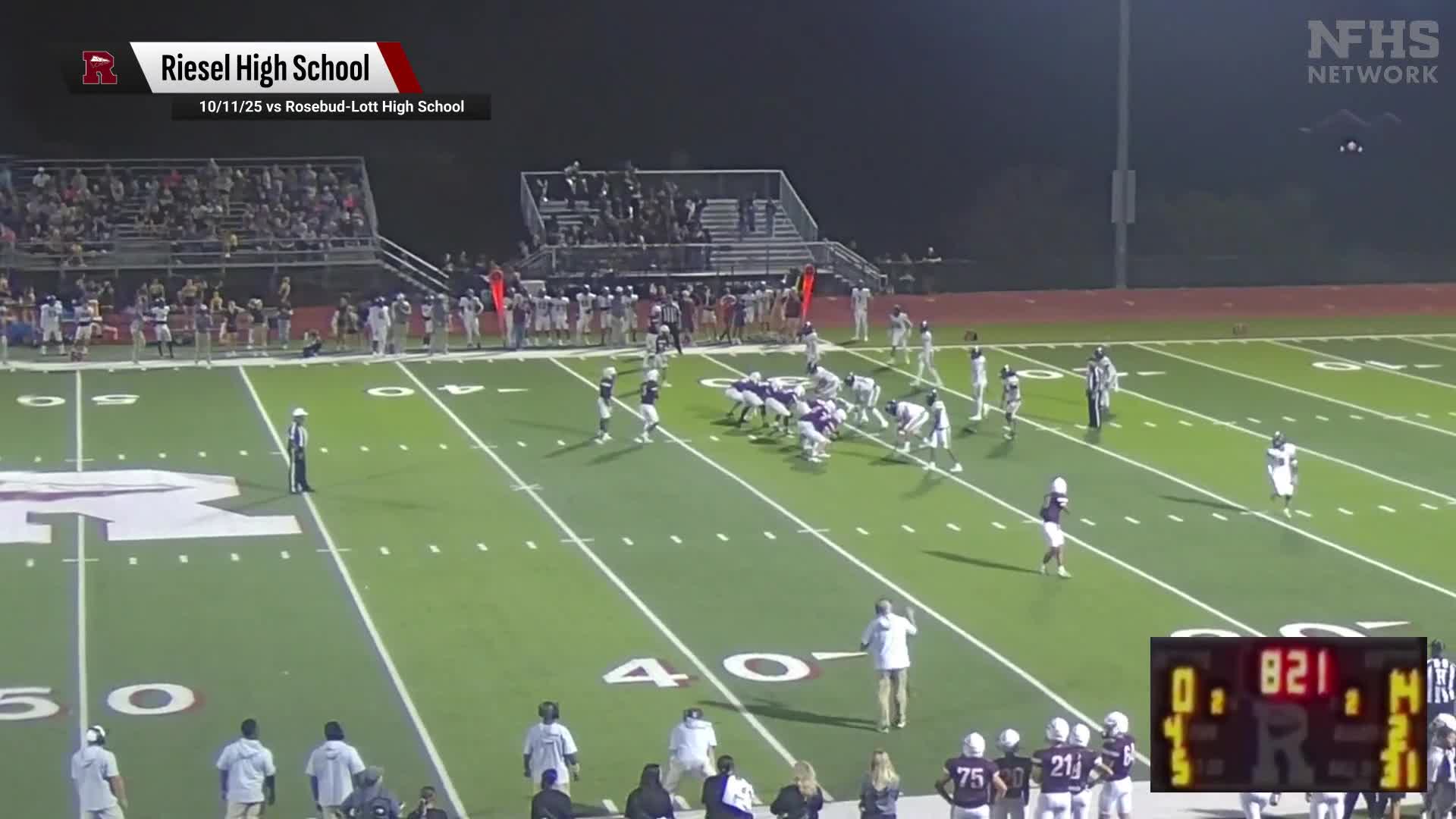 Football Recap: Riesel's Luck Changes for the Better  on Friday