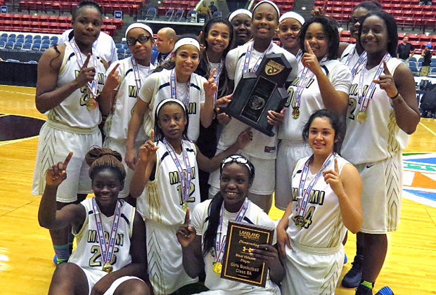 Miami girls basketball is the Florida Team of the Week, presented by the Florida National Guard.