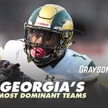 Most dominant football teams from Georgia