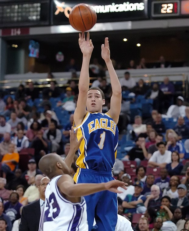 Former Santa Margarita High School and current Golden State Warriors player Klay Thompson.