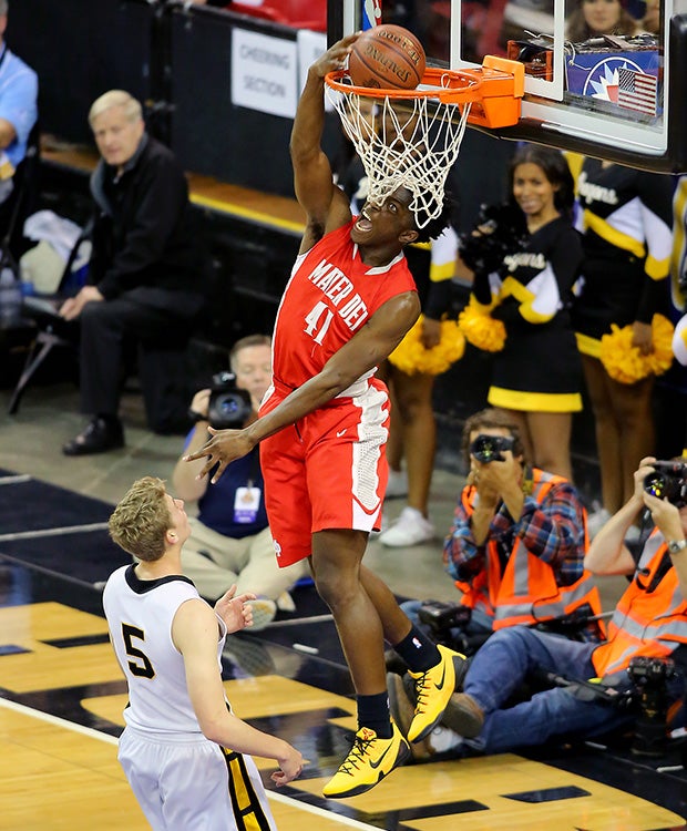 Former Mater Dei High School and current Detroit Pistons player Stanley Johnson.
