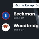 Football Game Recap: Woodbridge Warriors vs. Beckman Patriots