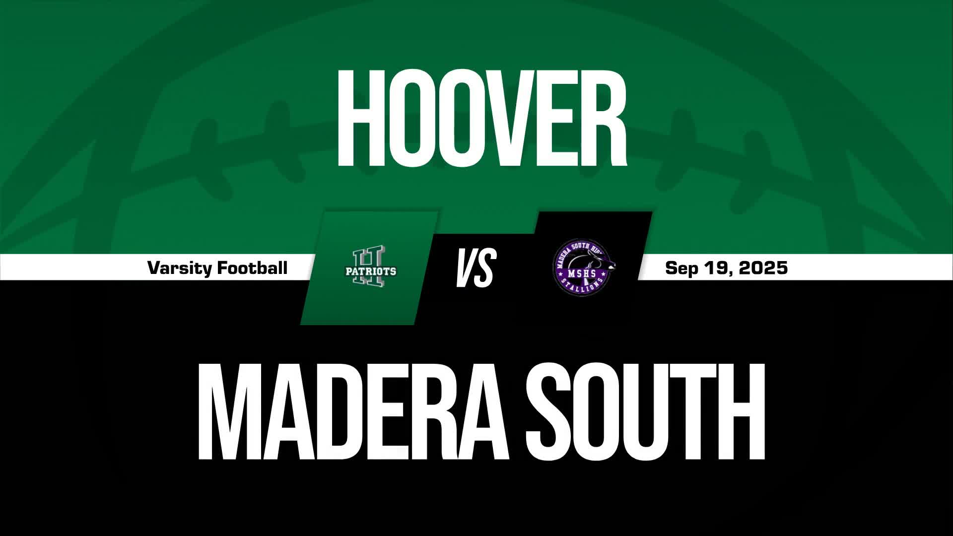 Football Recap: Hoover Comes Up Short + How To Watch