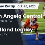 Football Game Recap: Midland Legacy Rebels vs. San Angelo Central Bobcats