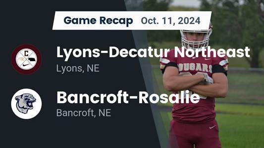 Football Game Preview: Bancroft-Rosalie Panthers vs. Wynot Blue Devils