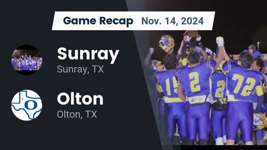 Football Recap: Sunray Takes Down Hawley in a Playoff Battle