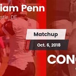 Football Game Recap: William Penn vs. Concord