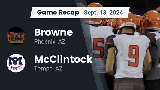 Football Game Preview: Browne Bruins vs. Camelback Spartans