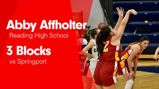 Basketball Recap: Abby Affholter's Big Game Can't Quite Lead Reading over Pittsford