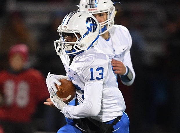 Gilmour Academy senior C.J. Charleston was named the D-V Offensive Player of the Year. 