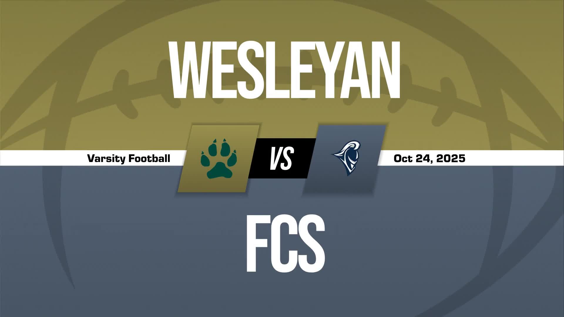 Football Game Preview: Wesleyan Wolves vs. Landmark Christian War Eagles + Official Tickets
