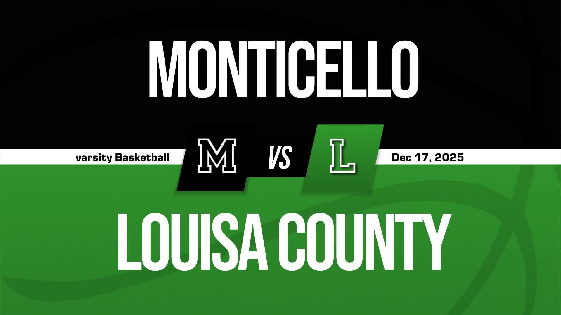 Basketball Recap: Louisa County Gets the Win + How To Watch