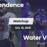 Football Game Recap: Independence vs. Water Valley