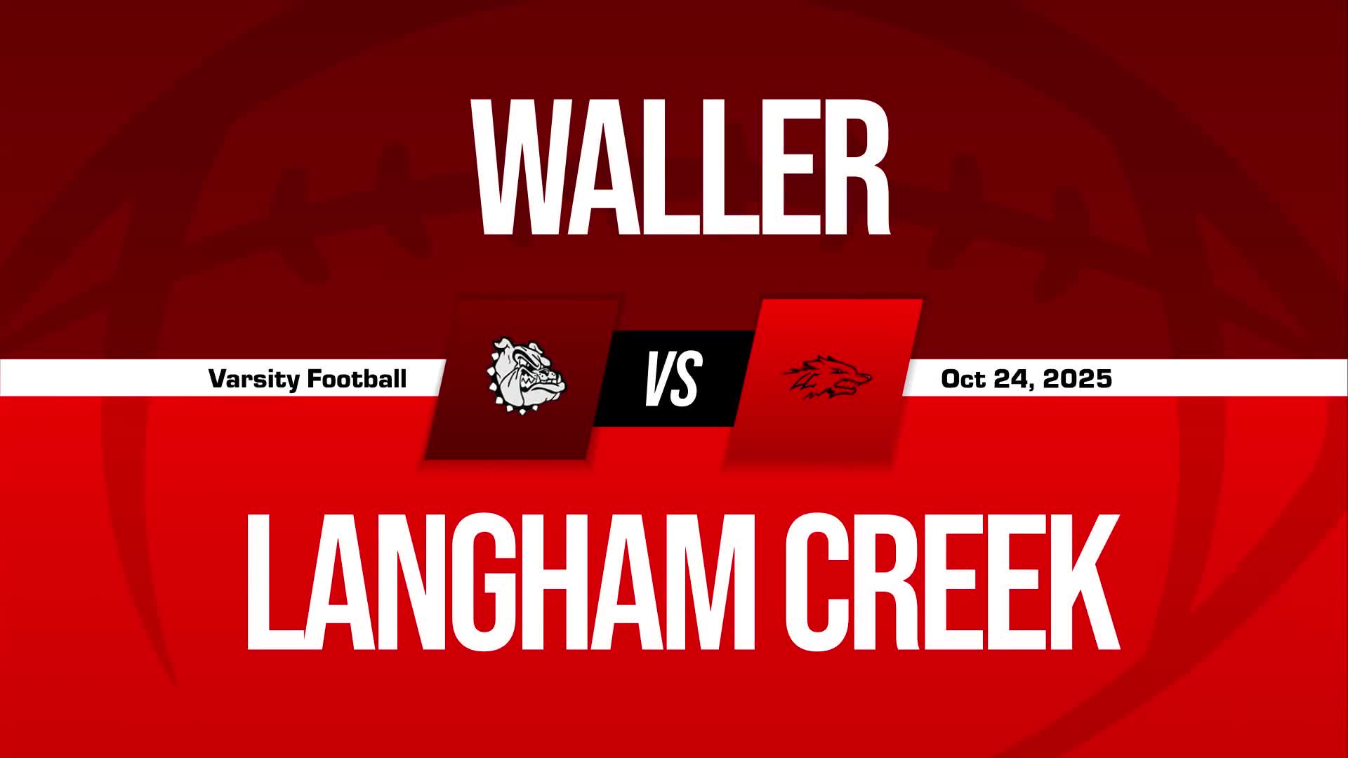 Football Game Preview: Waller Bulldogs vs. Cypress Springs Panthers + How To Watch