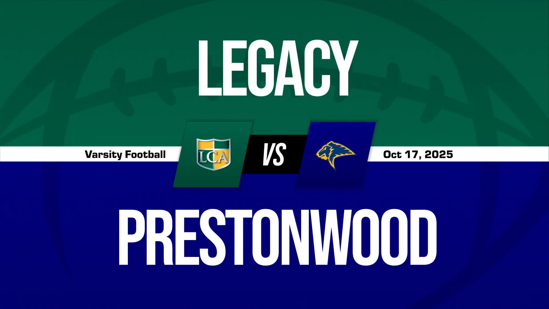 Football Recap: Legacy Christian Academy Takes a Tough Playoff Loss