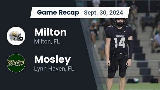 Football Recap: Milton Takes a Loss