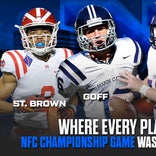 NFC Championship: Where every Detroit Lion, San Francisco 49er was rated coming out of high school