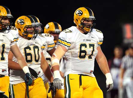 Kyle Kalis and the other St. Edward linemen will need to lead the way in bouncing back from last week's loss to Don Bosco Prep.