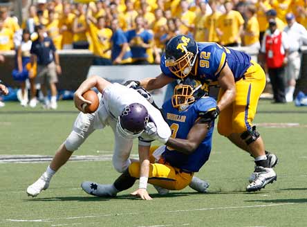 The Archbishop Moeller defense will look to keep the team's perfect record intact against a hard-luck Indianapolis Cathedral team.
