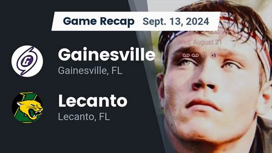 Football Game Preview: Gainesville Plays at Home