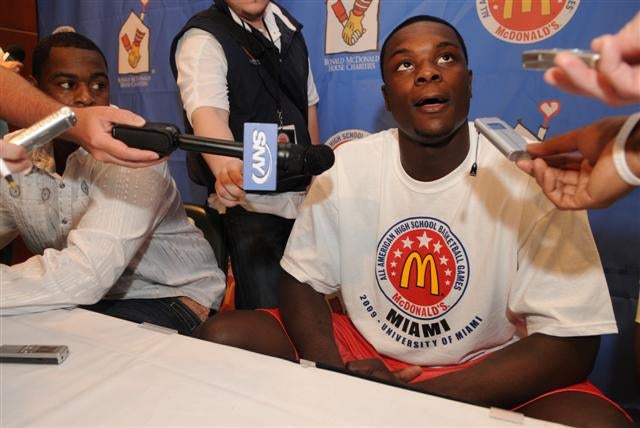 Stephenson during Tuesday's press conference.