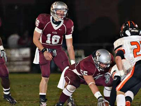 Alcoa quarterback Austin Tallant threw four TD passes in just six attempts.
