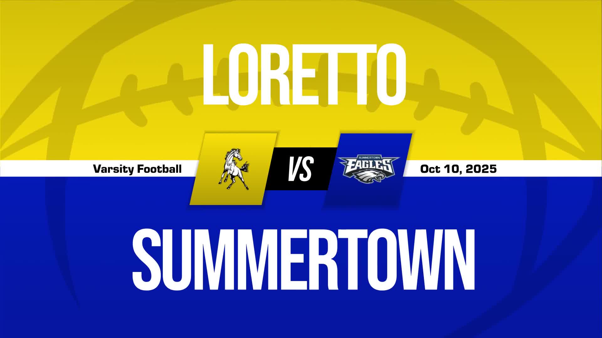 Football Recap: Loretto Takes a Loss
