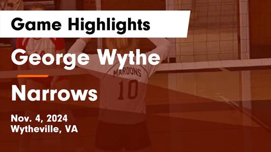 Volleyball Recap: Narrows Takes a Loss