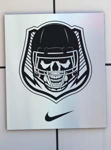 Nike's emblem for The Opening