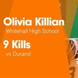 Softball Recap: Whitehall comes up short despite  Olivia Killian's strong performance