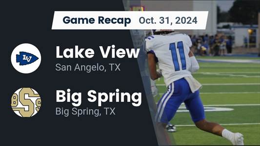 Football Recap: Big Spring Now  3-1 over Last Four Games