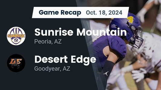 Football Recap: Desert Edge Drops Season-High Score on Sunrise Mountain