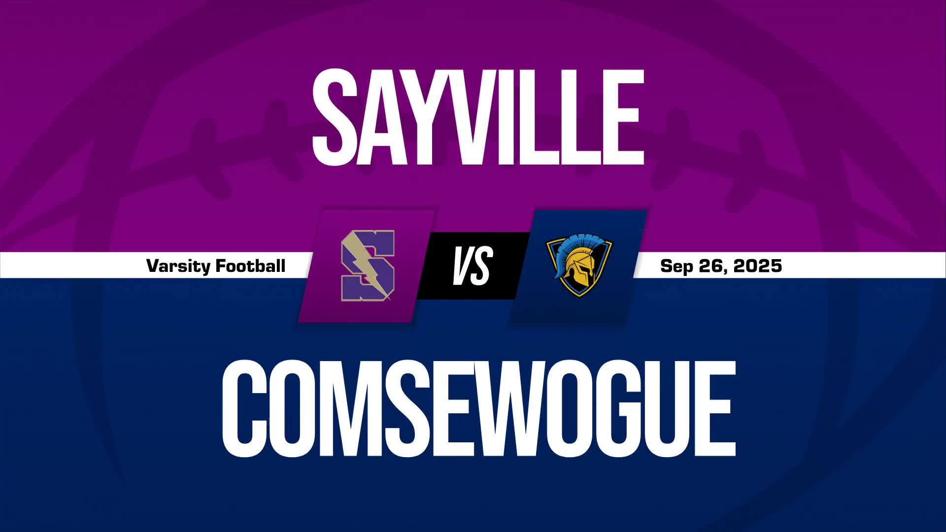 Football Recap: Comsewogue Takes a Loss + How To Watch