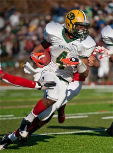 Kyle McKinnon rushed for 254 yards
and scored three touchdowns for New
London.