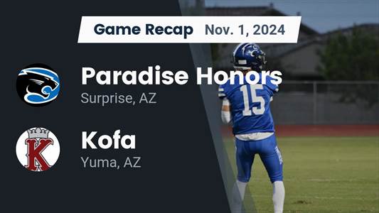 Football Game Preview: Paradise Honors Panthers vs. Mohave Thunderbirds