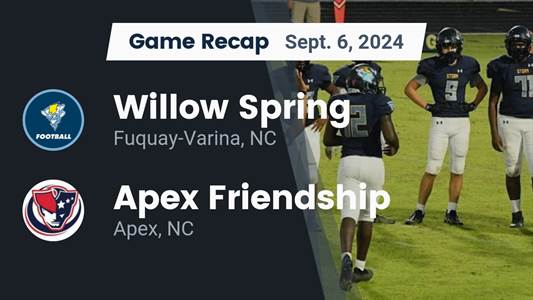 Football Game Preview: Willow Spring Heads Out