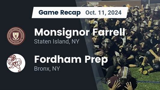 Football Recap: Fordham Prep Comes Up Short