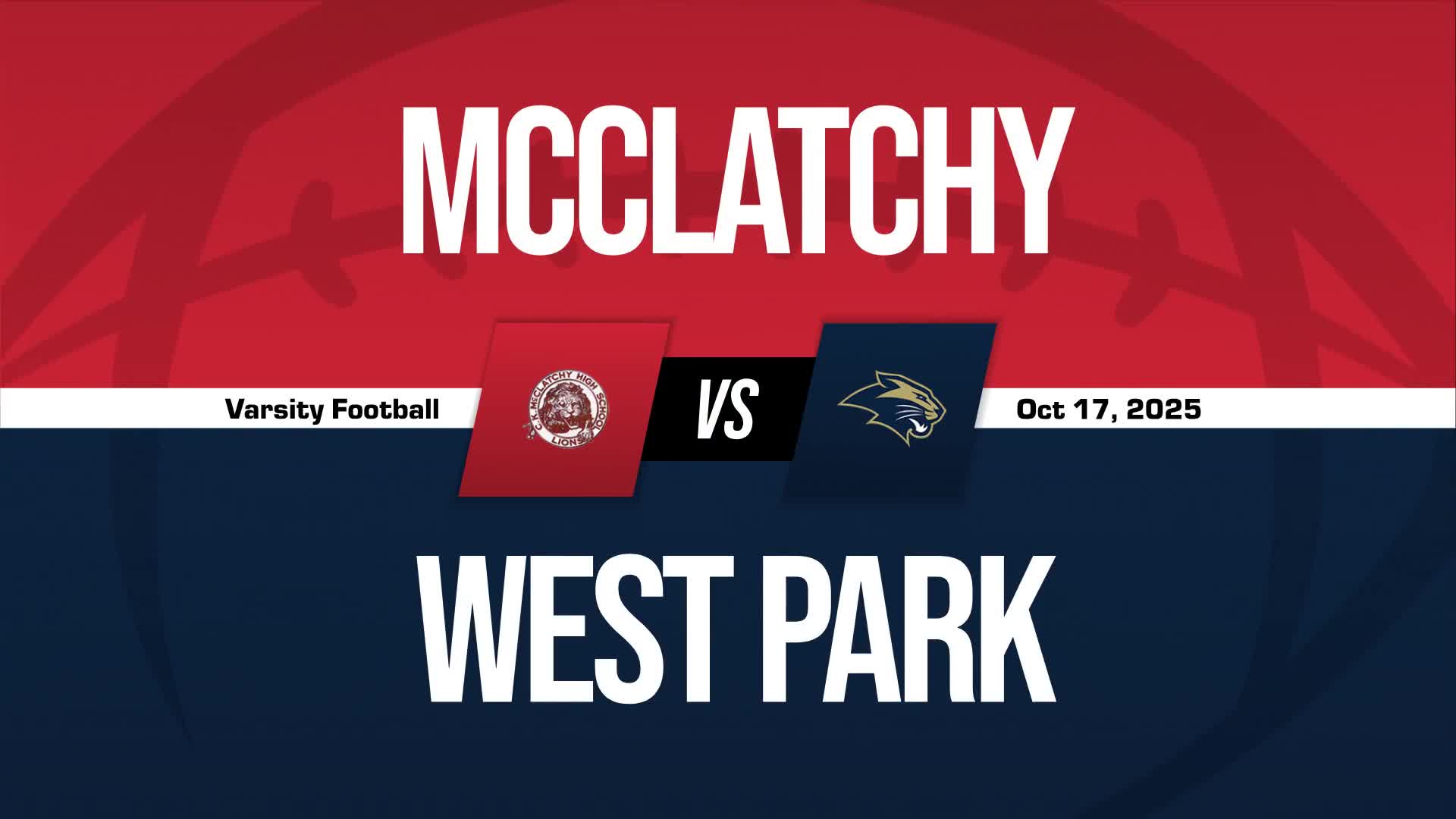Football Game Preview: McClatchy Lions vs. Destiny Christian Academy Lions + How To Watch
