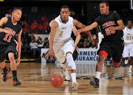 Roschon Prince tallied 22 points, 10 rebounds and four steals in this February game against Etiwanda, a huge win for Long Beach Poly in the Southern Section Division I-AA semifinals.